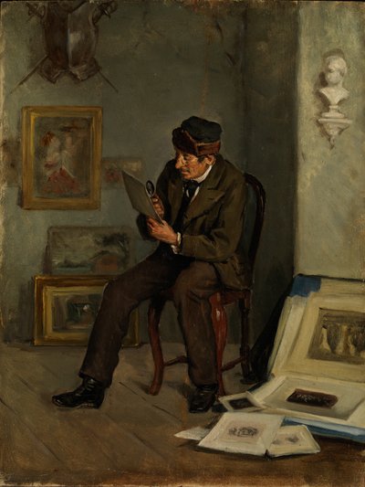 De Kunstexpert door Adolf von Becker